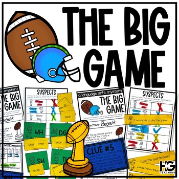 Preview of The BIG GAME Reading Activities ESCAPE ROOM | The Missing Football Trophy