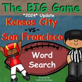 The BIG Game 2024 Football Word Search