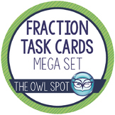 Fraction Task Cards - Mega Set Test Prep
