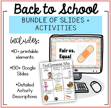 The Back to School Bundle! | Google Slides and Printable A