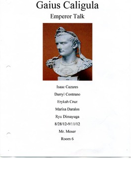 Preview of Nero, Caligula, and Heliogabulus; A Common Core Approach to Bad Roman Emperors