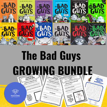 Preview of The Bad Guys series by Aaron Blabey: GROWING BUNDLE