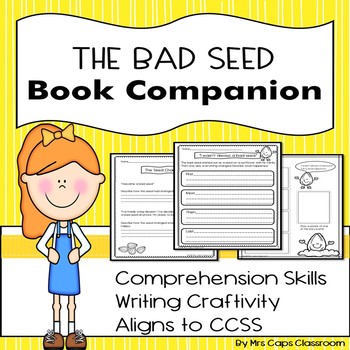 Preview of The Bad Seed  Book Companion 2nd & 3rd Grade