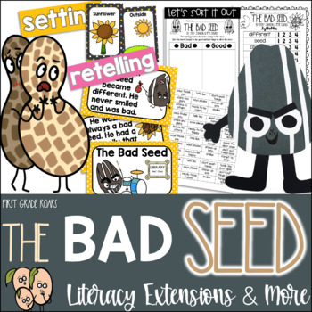 Preview of The Bad Seed Book Companion Activities Reading Comprehension 