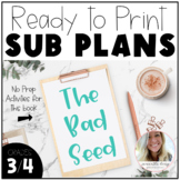 No Prep Sub Plans  |  "The Bad Seed"