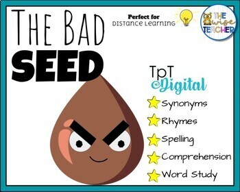 Preview of The Bad Seed  | Reading Comprehension | End of the Year Activities Task Cards