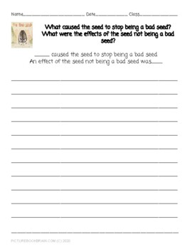 The Bad Seed by Jory John Lesson Plan, Google Slides and Docs Activities