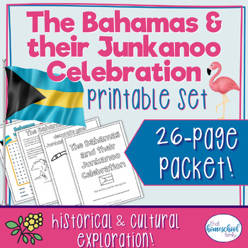 Preview of The Bahamas & their Junkanoo Celebration Printable Packet