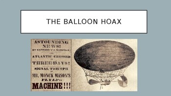 Preview of The Balloon Hoax (Hoaxes, newspapers, and short stories)