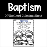 The Baptism of The Lord Coloring Sheet