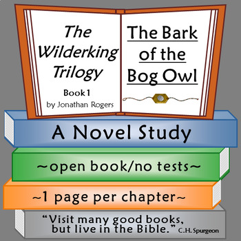 Preview of The Bark of the Bog Owl Novel Study