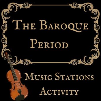 Preview of The Baroque Period Music Stations Activity