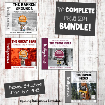 Preview of The Barren Grounds, Great Bear, Stone Child, & The Portal Keeper Lesson BUNDLE