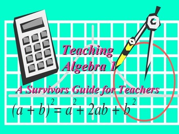Preview of The Basics of Algebra 1: A Survival Guide for Teachers