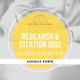 The Basics of Research, Citing Sources, & Reference Lists 
