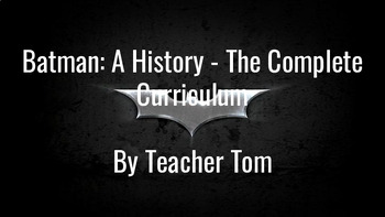 Preview of The Batman Unit - Complete Curriculum
