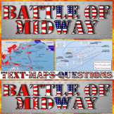 The Battle of Midway, WWII Nimitz Yamamoto (Text, Maps & Q