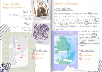 Preview of The Battle of Normandy for New to English EAL ESL Students