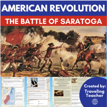 Preview of The Battle of Saratoga & Loyalist Response to the American Revolution: Reading