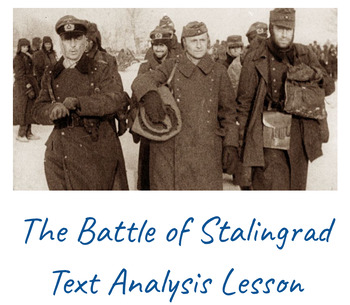 Preview of The Battle of Stalingrad - Lecture and Annotating Texts