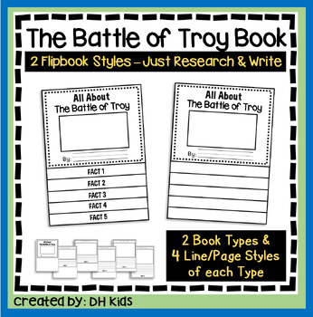 Preview of The Battle of Troy, Greek Mythology Research, Stories from Ancient Greece