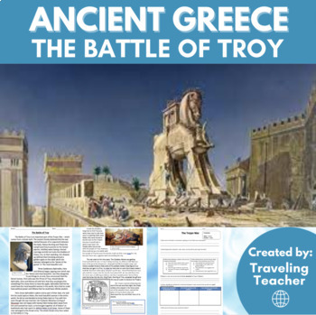 Preview of The Battle of Troy: The Trojan War in Ancient Greece: Reading & Comprehension