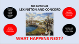 The Battles of Lexington and Concord:  What Happens Next?