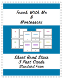 The Bead Stair Bundle Pack: 3 Part Cards & Worksheets