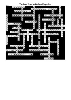 The Bean Trees Big Fun Crossword Puzzle by M Walsh TpT