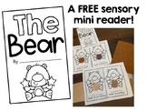 The Bear A FREE Sensory Mini Reader
