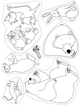 bear snores on coloring pages