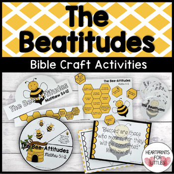 Preview of Beatitudes Hands-On Activities, Bible Activities for Kids, Sermon on the Mount