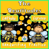 The Beatitudes Handwriting Practice in Cursive