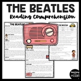 The Beatles Reading Comprehension Worksheet 1960s and Musi