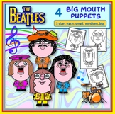 The Beatles Sargent Pepper BIG MOUTH PUPPETS