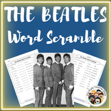 The Beatles Word Scramble Puzzle