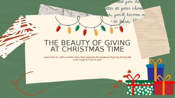 Preview of The Beauty of Giving at Christmas Time