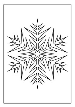 The Beauty of Winter: Printable Snowflakes Coloring Pages Collection ...