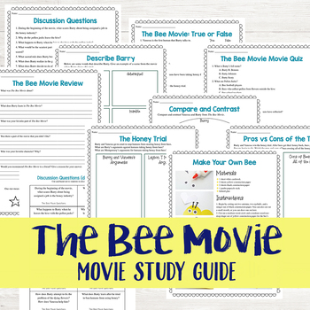 Preview of The Bee Movie Study Guide