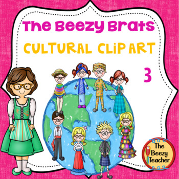 Preview of The Beezy Brats Cultural Clip Art Part 3