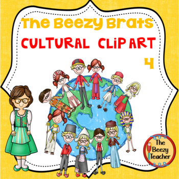 Preview of The Beezy Brats Cultural Clip Art Part 4