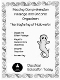 The Beginning of Hallowe'en Cause and Effect Reading Passage
