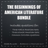 The Beginnings of American Literature Bundle 