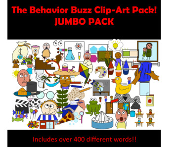 Preview of The Behavior Buzz Clip-Art: Complete Set