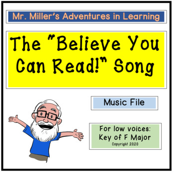 Preview of The "Believe You Can Read!" Song audio track for low voices.