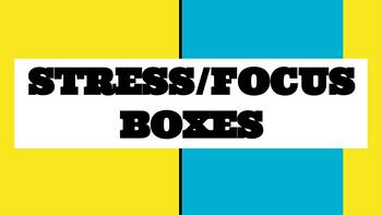 Preview of The Benefits/Uses of Focus (Stress) Boxes in Students