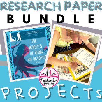 Preview of The Benefits of Being an Octopus Ann Braden Project/Research Paper Bundle