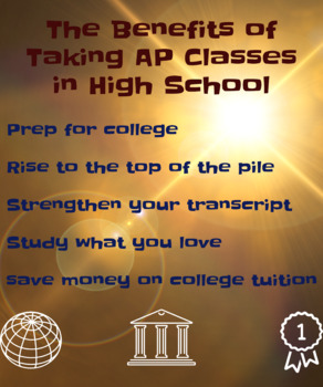Preview of The Benefits of Taking AP Classes in High School (Poster)