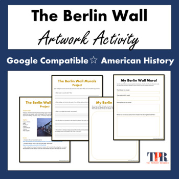 Preview of The Berlin Wall Artwork Activity (Google Comp)