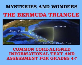 Preview of The Bermuda Triangle: Reading Comprehension Passage and Assessment #2